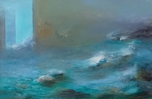 Terre passage 14x9 cm  2024  180euros